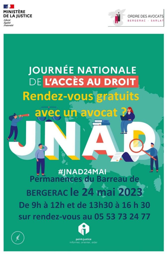 Journée nationale d'accès au droit 2023